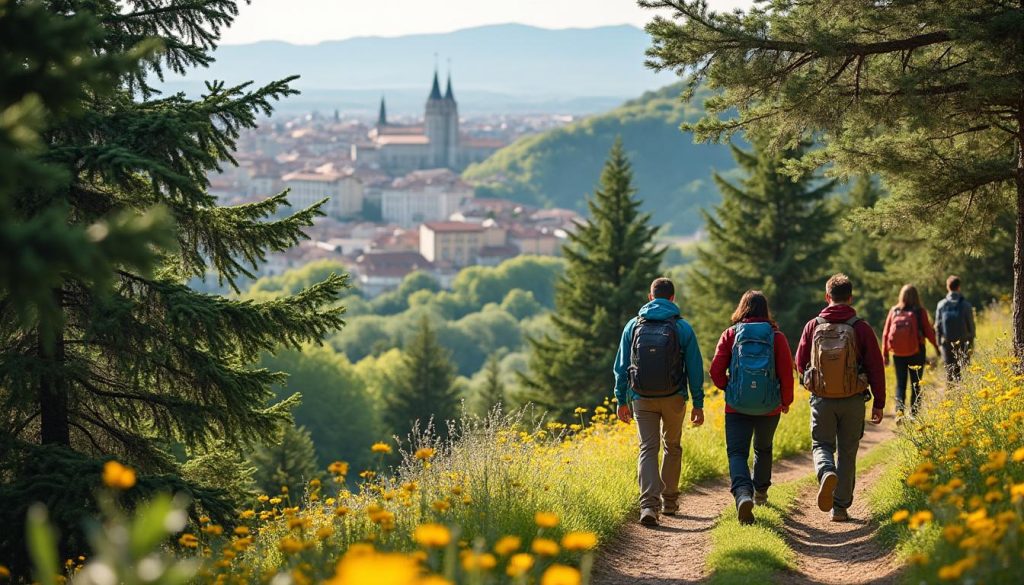 explorez les meilleurs sentiers de randonnée autour de lyon et profitez de paysages magnifiques, d'itinéraires adaptés à tous les niveaux, et d'une aventure en pleine nature proche de la ville.