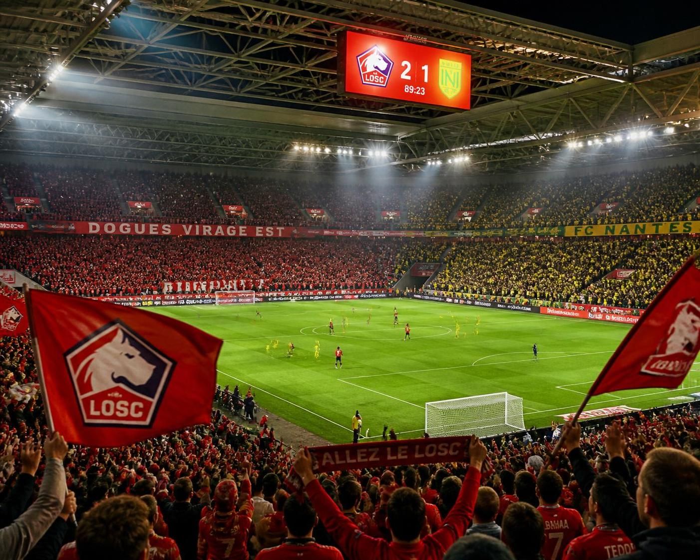 découvrez les enjeux majeurs du match décisif entre lille et nantes, un choc crucial pour la course au championnat de football.