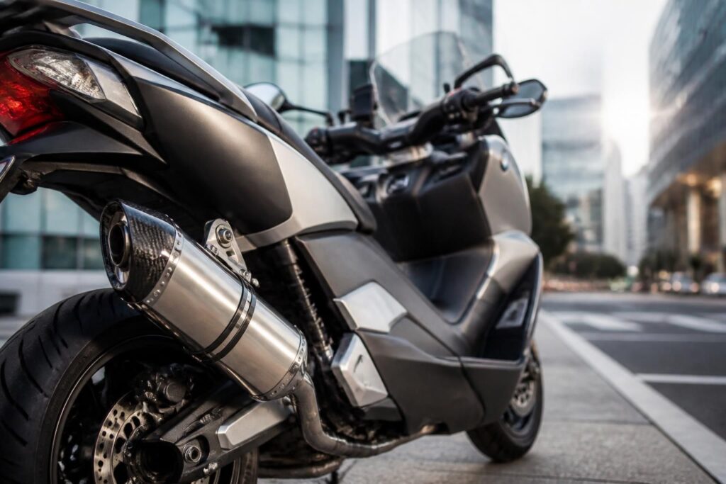 découvrez quel échappement akrapovic est idéal pour améliorer les performances de votre bmw c600 sport et booster votre scooter.